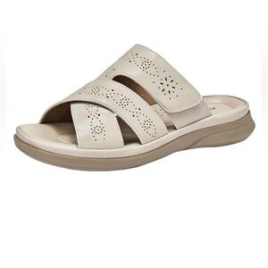 ALLOT Women's Slide Sandals Comfortable Dressy adjustable straps Women's Size 6